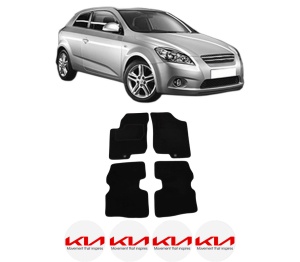 Set Covorase Presuri KIA CEE'D Hatchback (ED) din 2006-2012, Auto, Material Textil Mocheta, KIA - Img 2