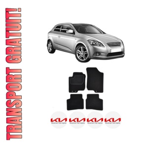 Set Covorase Presuri KIA CEE'D Hatchback (ED) din 2006-2012, Auto, Material Textil Mocheta, KIA