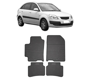 Set covorase presuri KIA RIO II (JB) din 2005-2011, auto, din cauciuc thermoplastic, KIA - Img 2