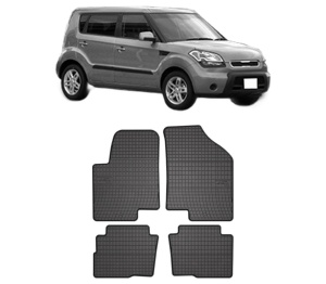 Set covorase presuri KIA SOUL I (AM) din 2009-2014, auto, din cauciuc thermoplastic, KIA - Img 2