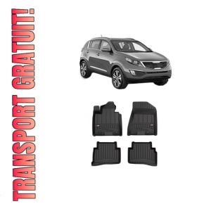 Set covorase presuri KIA SPORTAGE III (SL) din 2010-2016, auto, din cauciuc thermoplastic, KIA