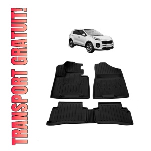 Set covorase presuri KIA SPORTAGE QL din 2015-2021, auto, din cauciuc thermoplastic