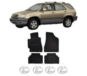 Set Covorase Presuri LEXUS RX (_U3_) din 2003-2008, Auto, Material Textil Mocheta, LEXUS - Img 2