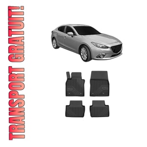 Set covorase presuri MAZDA 3 Hatchback (BP) din 2018-2021, auto, din cauciuc thermoplastic, MAZDA