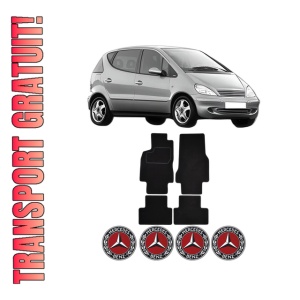 Set Covorase Presuri MERCEDES-BENZ A-CLASS (W168) din 1997-2004, Auto, Material Textil Mocheta, MERCEDES-BENZ