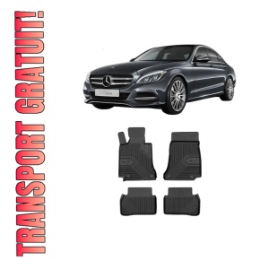 Set covorase presuri MERCEDES-BENZ C-CLASS (W205) din 2013-2021, auto, din cauciuc thermoplastic, MERCEDES-BENZ