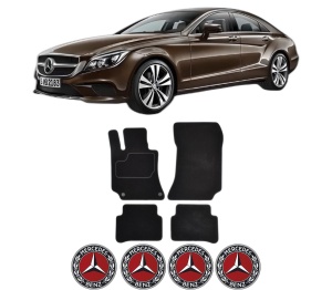 Set Covorase Presuri MERCEDES-BENZ CLS (C218) din 2011-2017, Auto, Material Textil Mocheta, MERCEDES-BENZ - Img 2