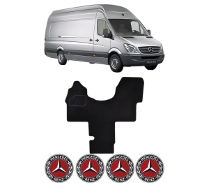 Set Covorase Presuri MERCEDES-BENZ SPRINTER 5-t Van (B906) din 2006-2018, Auto, Material Textil Mocheta, MERCEDES-BENZ - Img 2