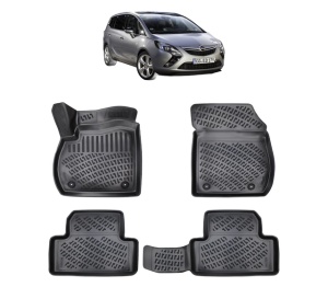 Set covorase presuri OPEL ZAFIRA TOURER C din 2011-2019, auto, din cauciuc thermoplastic - Img 2