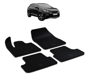 Set covorase presuri PEUGEOT 3008 din 2017-2024, auto, din cauciuc thermoplastic - Img 2