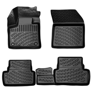 Set covorase presuri PEUGEOT 3008 II EXCEPTIE HYBRID din 2016-2023, auto, din cauciuc thermoplastic - Img 3