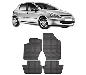 Set covorase presuri PEUGEOT 307 (3A/C) din 2000-2012, auto, din cauciuc thermoplastic, PEUGEOT - Img 2