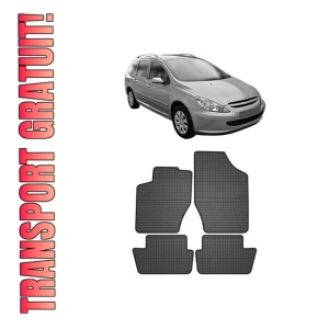 Set covorase presuri PEUGEOT 307 SW Estate Van (3E_, 3H_) din 2003-2009, auto, din cauciuc thermoplastic, PEUGEOT