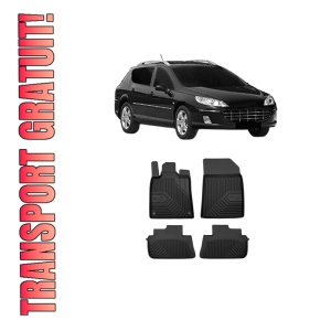 Set covorase presuri PEUGEOT 407 SW Estate Van (6E_) din 2009-2010, auto, din cauciuc thermoplastic, PEUGEOT