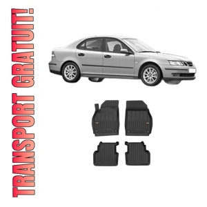 Set covorase presuri SAAB 9-3 (YS3F, E79, D79, D75) din 2002-2015, auto, din cauciuc thermoplastic, SAAB