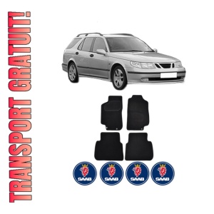 Set Covorase Presuri SAAB 9-5 Estate (YS3E) din 1998-2009, Auto, Material Textil Mocheta, SAAB