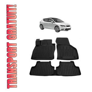 Set covorase presuri SEAT LEON III 5F din 2012-2020, auto, din cauciuc thermoplastic