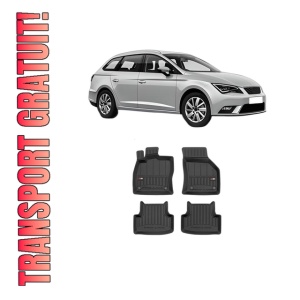 Set covorase presuri SEAT LEON ST (5F8) din 2012-2020, auto, din cauciuc thermoplastic, SEAT