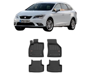 Set covorase presuri SEAT LEON ST Estate Van (5F8) din 2014-2020, auto, din cauciuc thermoplastic, SEAT - Img 2