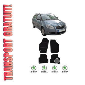Set Covorase Presuri SKODA FABIA II Combi (545) din 2007-2014, Auto, Material Textil Mocheta, SKODA