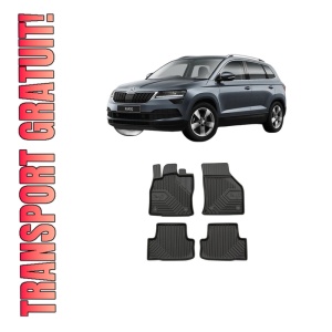 Set covorase presuri SKODA KAROQ (NU7, ND7) din 2017-2020, auto, din cauciuc thermoplastic, SKODA