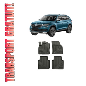 Set covorase presuri SKODA KODIAQ I (NS6, NS7, NV7) din 2016-2021, auto, din cauciuc thermoplastic, SKODA