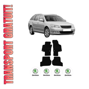Set Covorase Presuri SKODA Octavia II Combi (1Z5) din 2004-2013, Auto, Material Textil Mocheta, SKODA