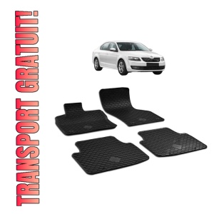 Set covorase presuri SKODA Octavia III din 2013-2019, auto, din cauciuc thermoplastic