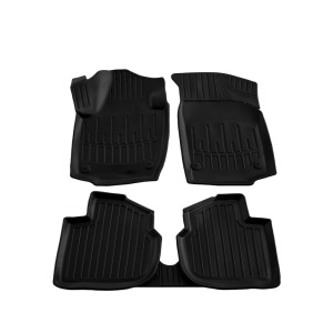 Set covorase presuri SKODA RAPID din 2012-2019, auto, din cauciuc thermoplastic - Img 4