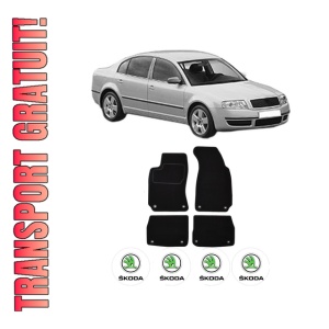 Set Covorase Presuri SKODA SUPERB I (3U4) din 2001-2008, Auto, Material Textil Mocheta, SKODA