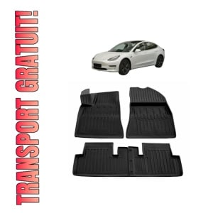 Set covorase presuri TESLA MODEL 3 din 2017, auto, din cauciuc thermoplastic
