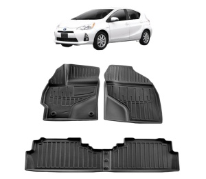 Set covorase presuri TOYOTA PRIUS V din 2011-2015, auto, din cauciuc thermoplastic - Img 2