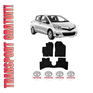 Set Covorase Presuri TOYOTA YARIS (_P13_) din 2010-2020, Auto, Material Textil Mocheta, TOYOTA