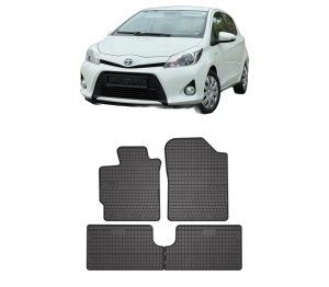 Set covorase presuri TOYOTA YARIS (_P15_) din 2013-2016, auto, din cauciuc thermoplastic, TOYOTA - Img 2