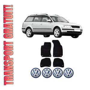 Set Covorase Presuri Volkswagen PASSAT B5 Variant (3B5) din 1997-2000, Auto, Material Textil Mocheta, Volkswagen - Img 1