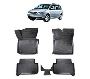Set covorase presuri Volkswagen TOURAN I 1T din 2003-2014, auto, din cauciuc thermoplastic - Img 2