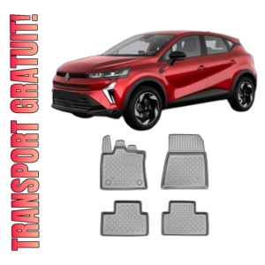 Set covorase RENAULT CAPTUR II MHEV FACELIFT din 07.2024 - Prezent, covorase tavita, caroserie SUV, compatibile cu autoturismul RENAULT CAPTUR II MHEV FACELIFT, ARISTAR