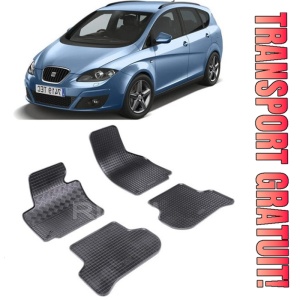 Set covorase Seat Altea XL Freetrack Van 07.2006 - 08.2015 si 4 stickere rotunde Seat