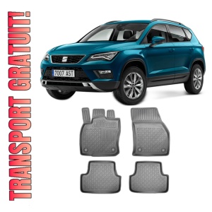 Set covorase SEAT ATECA, din 09.2016 - Prezent, covorase tavita, caroserie SUV, compatibile cu autoturismul SEAT ATECA, ARISTAR