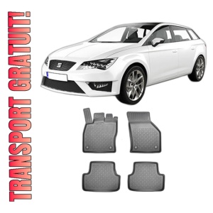 Set covorase SEAT LEON III 5F, din 11.2012 - 02.2020, covorase tavita, caroserie COMBI, compatibile cu autoturismul SEAT LEON III 5F, ARISTAR