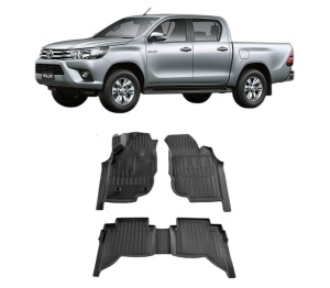 Set Covorase tavita TOYOTA HILUX VII (CREW CAB) (2004-2015), presuri auto dedicate pentru TOYOTA HILUX - Img 2