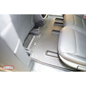 Set covorase TESLA MODEL X FACELIFT, din 01.2021 - Prezent, covorase tavita, caroserie SUV 5-7 LOCURI, randUL 2 si randUL 3, compatibile cu autoturismul TESLA MODEL X FACELIFT, ARISTAR - Img 4
