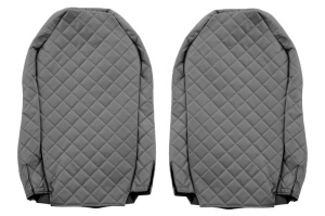 Set Huse Scaune Camion Tir MERCEDES-BENZ ACTROS MP2 / MP3 din 2002-2009, Auto, Model ELEGANCE Q, Culoare Gri, 4x Stickere auto cu MERCEDES-BENZ - Img 3