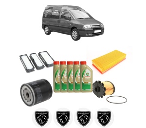 Set Pachet filtre revizie Bosch, 5 litrii ulei Castrol 5W40 PEUGEOT EXPERT (224_) 1.9 D din 2003-2006, 4x Stickere auto cu PEUGEOT - Img 2