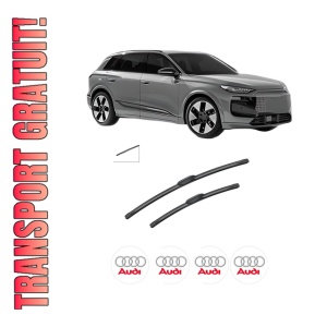 Set stergatoare auto AUDI A3 Allstreet (8YJ) din 2024, pentru parbriz auto, 2 bucati, Bosch Aerotwin, din cauciuc siliconat rezistent, 4 Stickere Auto AUDI