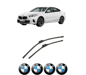 Set stergatoare auto BMW Seria 2 Gran Coupe (F74) din 2024-2025, pentru parbriz auto, 2 bucati, Bosch Aerotwin, din cauciuc siliconat rezistent, 4 Stickere Auto BMW Seria - Img 2