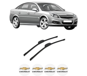 Set stergatoare auto CHEVROLET VECTRA din 1998-2005, pentru parbriz auto, 2 bucati, Bosch Aerotwin Retrofit, din cauciuc siliconat rezistent, 4 Stickere Auto CHEVROLET - Img 2