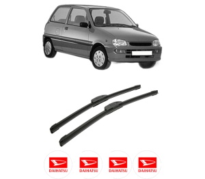 Set stergatoare auto DAIHATSU CUORE IV (L501) din 1996-1998, pentru parbriz auto, 2 bucati, Bosch Aerotwin Retrofit, din cauciuc siliconat rezistent, 4 Stickere Auto DAIHATSU - Img 2