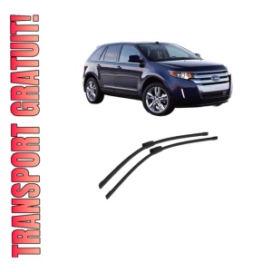 Set stergatoare auto FORD EDGE din 2014-2021, pentru parbriz auto, 2 bucati, Bosch Aerotwin Multi, din cauciuc siliconat rezistent, 4 Stickere Auto FORD