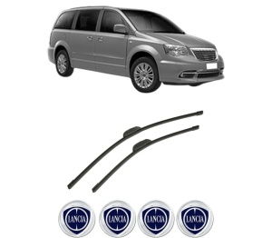 Set stergatoare auto LANCIA VOYAGER MPV (404_) din 2011-2014, pentru parbriz auto, 2 bucati, Bosch Aerotwin Retrofit, din cauciuc siliconat rezistent, 4 Stickere Auto LANCIA - Img 2